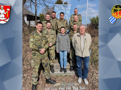 Der neue Vorstand der StoKa Wildflecken unter Vorsitz von Hauptmann Michael Hein (l.) und mit ORRin Petra Hoidis als neue stellvertretende Vorsitzende. Foto: Oliver Hartmann