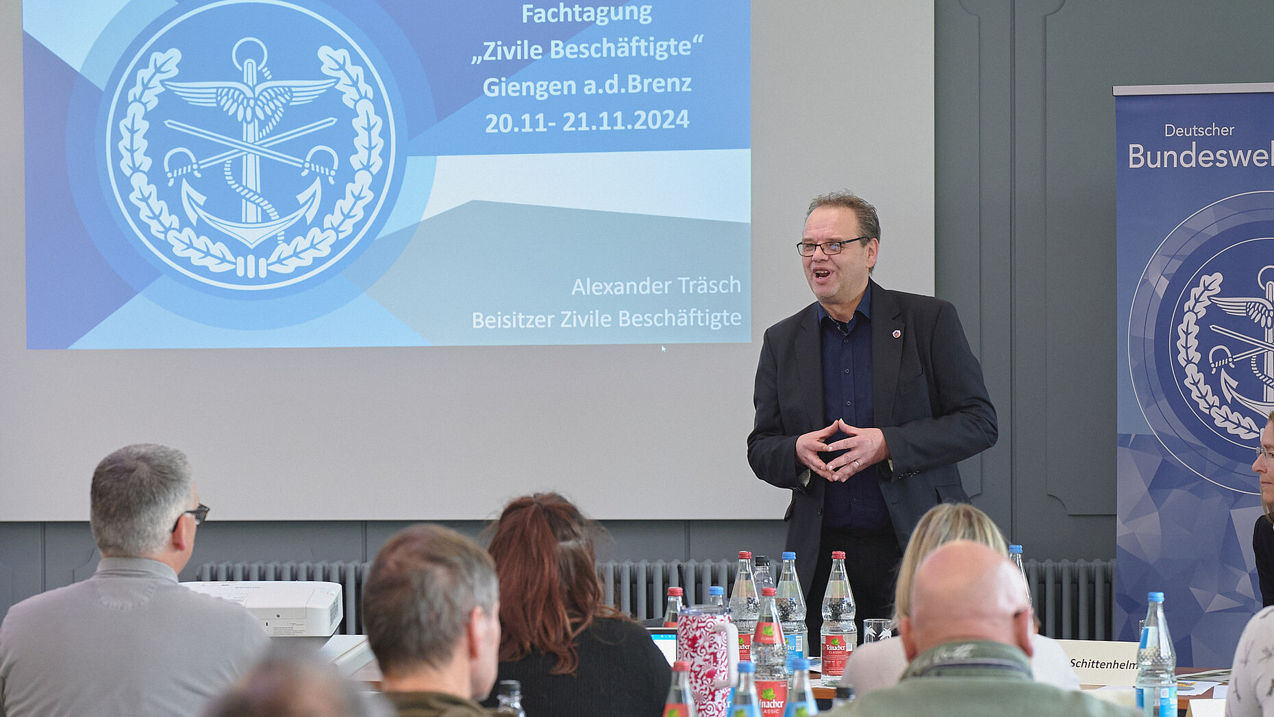 Tagungsleiter RAI Alexander Träsch erhielt von den Teilnehmern ein positives Feedback. Foto: DBwV/IK