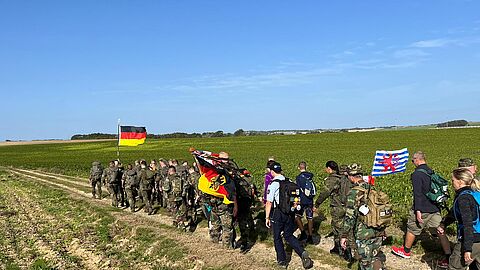 Mit dem „NATO Memorial Walk“ wird an die gefallenen Soldatinnen und Soldaten der NATO gedacht. Foto: Verteranenkultur e.V.