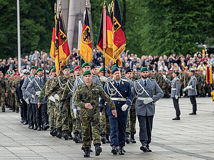 Im Mai 2025 wurde die Panzerbrigade 45 im litauischen Vilnius aufgestellt. Foto: Bundeswehr/Mario Bähr