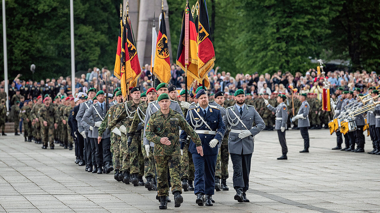 Im Mai 2025 wurde die Panzerbrigade 45 im litauischen Vilnius aufgestellt. Foto: Bundeswehr/Mario Bähr