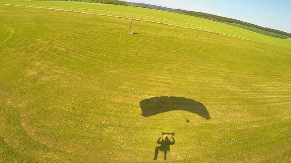 Eine perfekter Anflug (Foto: LV Ost/DBwV)