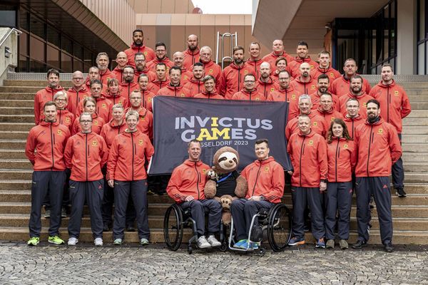 Team Deutschland Ende März im Trainingslager in Warendorf. Foto: SportSBw-FMZ