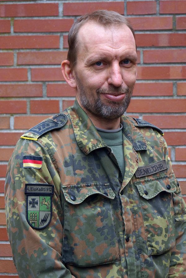 Stabsfeldwebel Marco Dennelöhr hat Blutkrebs. Zum Wohle aller Betroffenen wirbt er dafür, sich für eine Stammzellenspende typisieren zu lassen. Foto: Privat