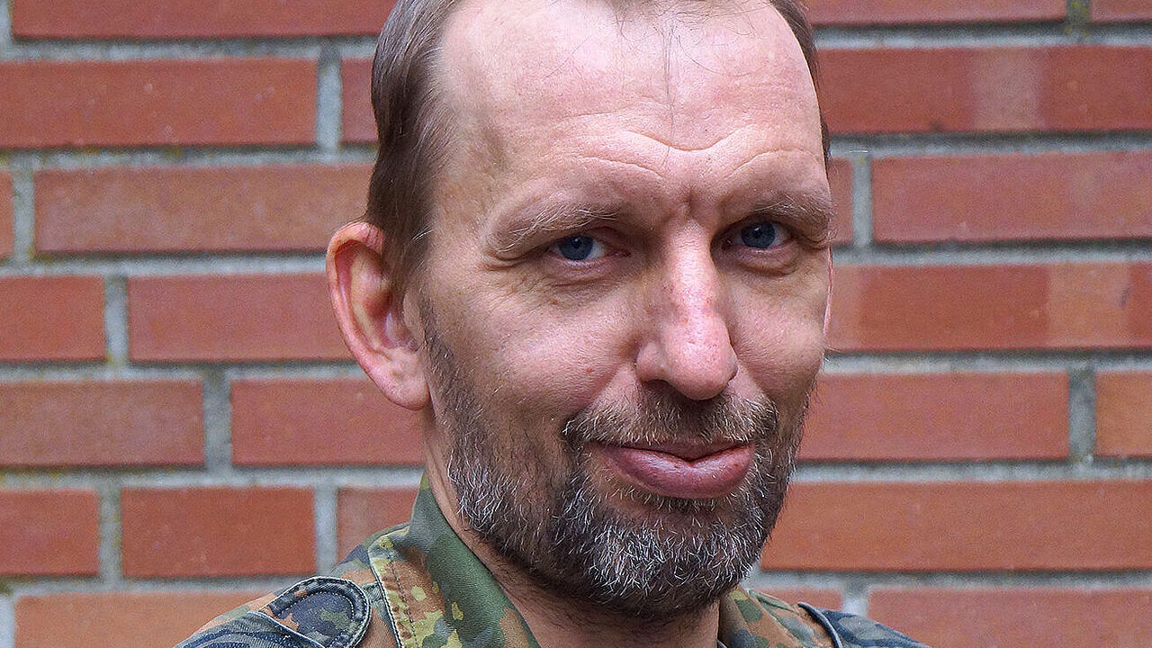 Stabsfeldwebel Marco Dennelöhr hat Blutkrebs. Zum Wohle aller Betroffenen wirbt er dafür, sich für eine Stammzellenspende typisieren zu lassen. Foto: Privat