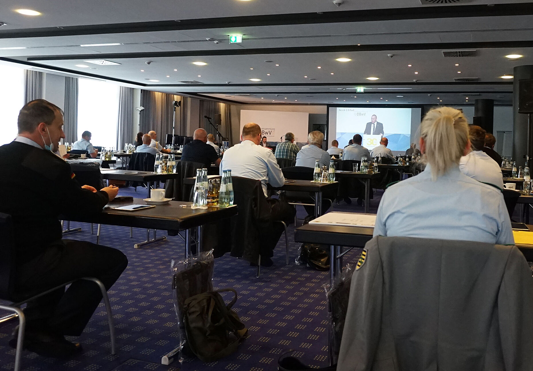 In Erfurt haben sich die Delegierten aus Thüringen versammelt. Foto: DBwV/Gunnar Kruse