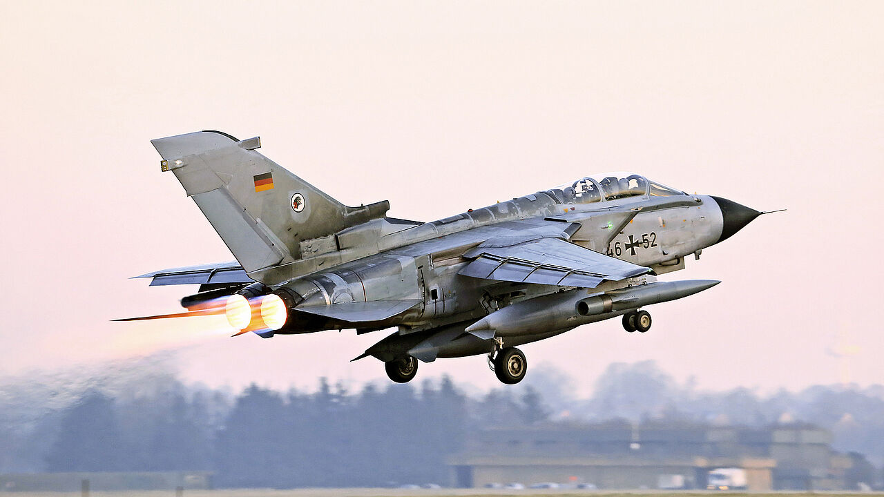 Die Bundeswehr-Tornados liefern der Koalition gegen die Terrormiliz IS Aufklärungsbilder Foto: Bundeswehr