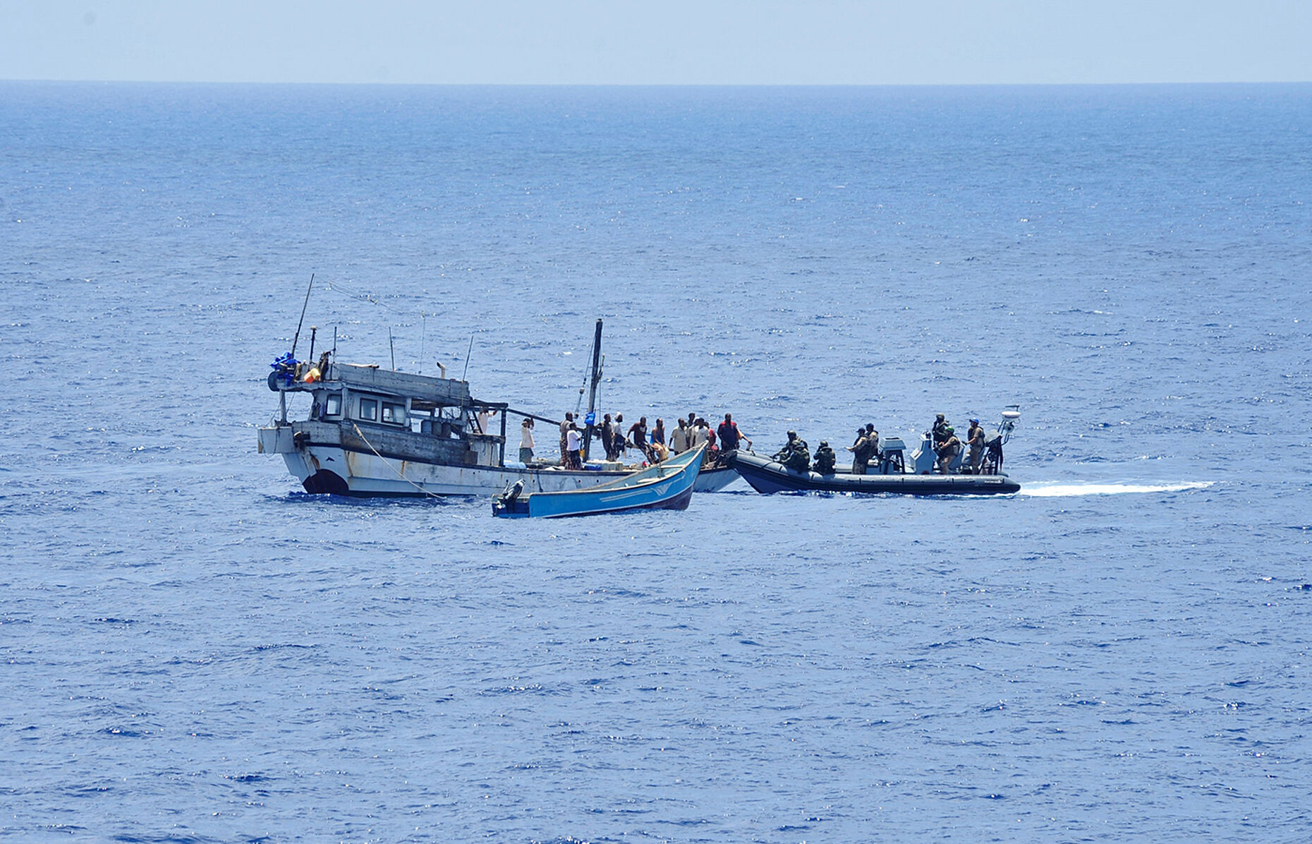 Syimbolbild: Der letzte bestätigte Piraterie-Vorfall trug sich im April 2019 zu. Foto: Twitter/Bundeswehr