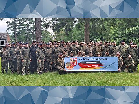 Ein klares „Ja“ zum Grundgesetz. Foto: DBwV