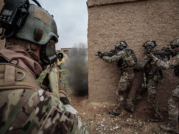 Ständig im Training: KSK-Soldaten bei einer Übung. Foto: Bundeswehr