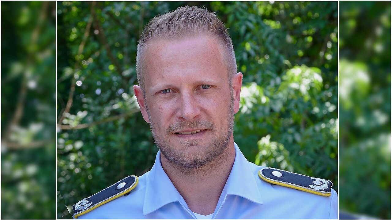  Major Daniel Brunner sieht sich als Vorsitzender des Bezirkes 4 in der Verantwortung für Verbandsarbeit im Bezirk Oberbayern. Foto: Ingo Kaminsky