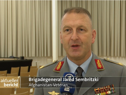 Brigadegeneral Jared Sembritzki war einer der Teilnehmer der Veranstaltung in Saarlouis. Screenshot: DBwV