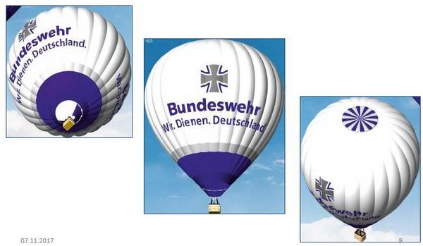 Noch eine Variante: Auch so könnte der neue Ballon aussehen