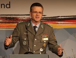 Oberst André Wüstner, Bundesvorsitzender des Deutschen BundeswehrVerbandes. Foto: DBwV/Sarina Flachsmeier