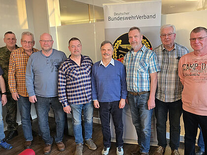 Der bei der Wahlversammlung Ende März neu gewählte Vorstand der KERH Neubrandenburg. Foto: Andreas Jahnholz