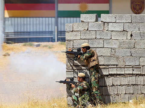 Im nordirakischen Erbil bildet die Bundeswehr kurdische Kämpfer aus. Die Ampel-Koalition möchte den Einsatz bis Ende Oktober verlängern. Foto: Bundeswehr/Jana Neumann