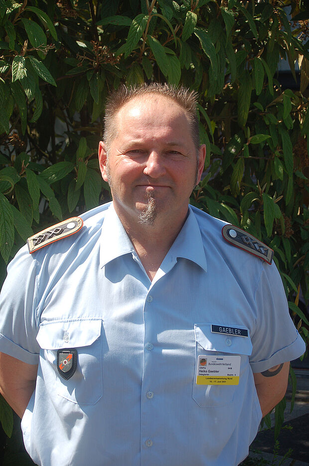 Heiko Gaebler ist unter den Delegierten des Bezirks 5. Foto: DBwV/Johann Fritsch