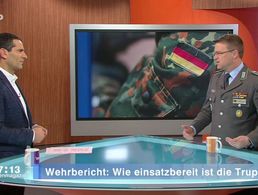DBwV-Chef Oberstleutnant André Wüstner beim ZDF-Morgenmagazin. Foto: Screenshot ZDF