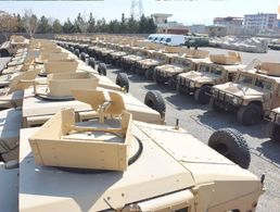 640 neue Fahrzeuge habe die Afghanische Nationalarmee von den USA erhalten, berichtet das Verteidigungsministerium in Kabul. Doch in den Provinzen steigt der Druck auf die Sicherheitskräfte. Foto: Afghan Ministry of Defense