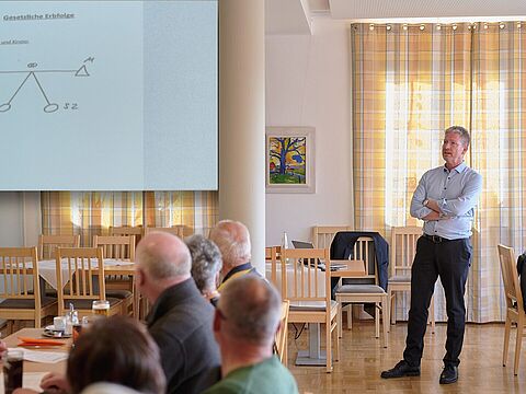 Bei der Mitgliederversammlung der Kameradschaft ERH Ellwangen trug Notar Bernd Konrad zum Thema "Erben und Vererben" vor. Foto: ik