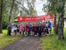250 Teilnehmerinnen und Teilnehmer waren beim Benefizlauf „Lauf für Kinder“ in Haßfurt. Foto: privat