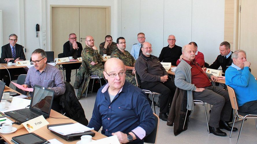 Mandatsträger des Bezirks Donau-Neckar-Bodensee beim Presseseminar. Foto: DBwV/Kaminsky