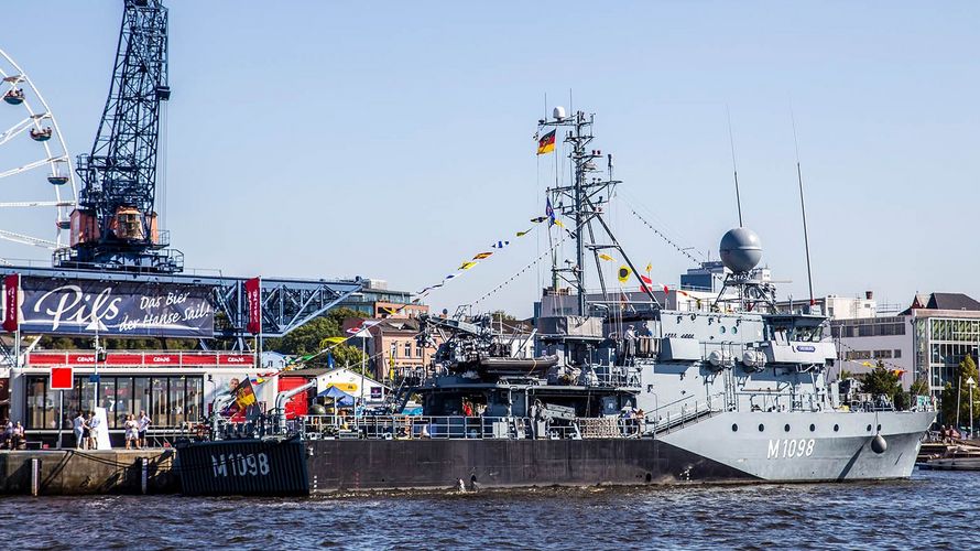 Wie in den Vorjahren wird sich die Marine auch bei der Hanse Sail 2023 präsentieren. Foto: Bundeswehr