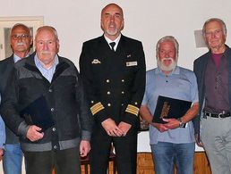 v.l.: Jahnke, Clemens, Lorbeer, Tischer, Nöthen, Müller und Trawel Foto: LV Nord/DBwV