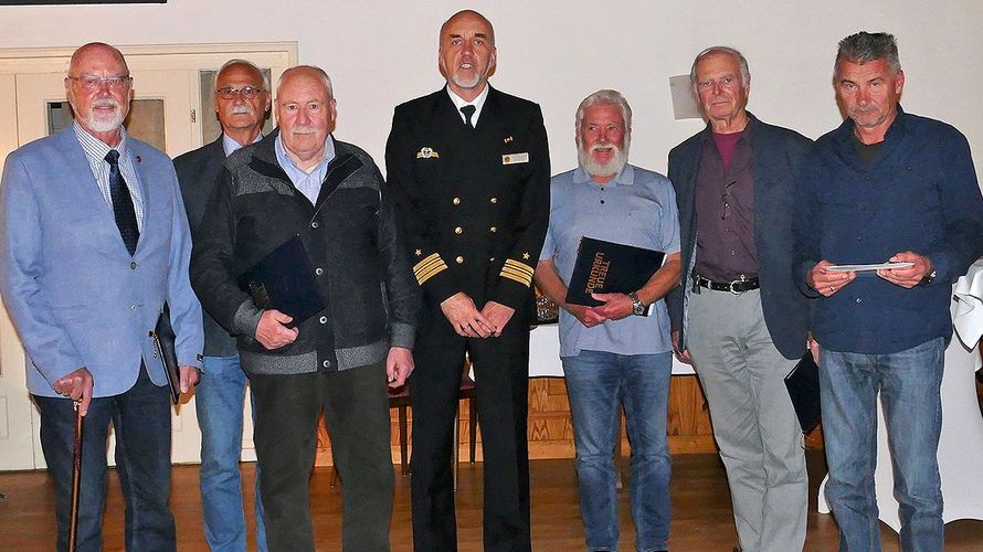 v.l.: Jahnke, Clemens, Lorbeer, Tischer, Nöthen, Müller und Trawel Foto: LV Nord/DBwV