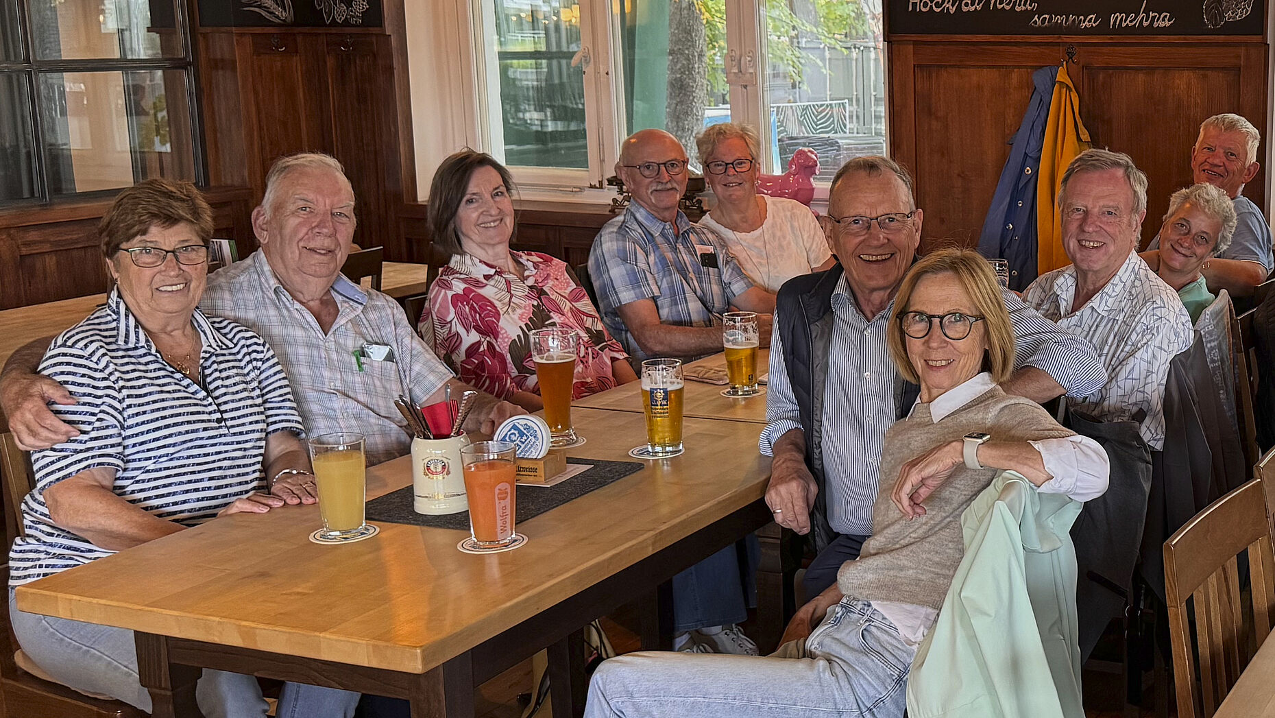 Abschluss eines abwechslungsreichen und spannenden Tages im Wirtshaus an der Rennbahn. Foto: Günther Schmitt