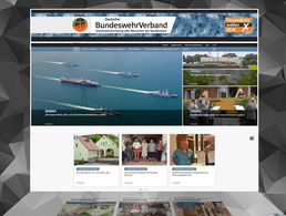 Die Startseite unserer Homepage hat jetzt ein leicht modifiziertes Design. Grafik: DBwV/Eutebach 