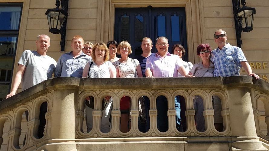 Der Landesvorstand Nord zu Besuch im luxemburgischen Parlament