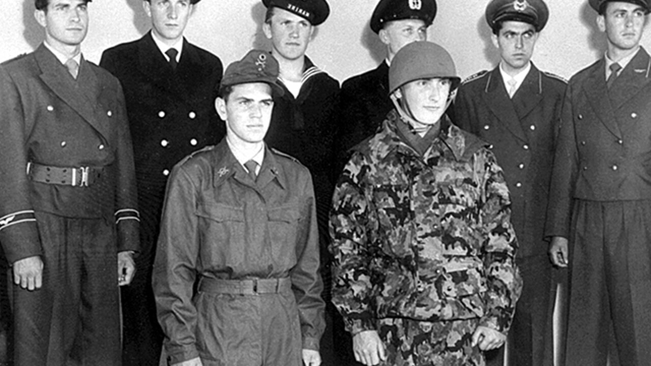 Soldaten der frisch aufgestellten Bundeswehr. Foto: Bundeswehr