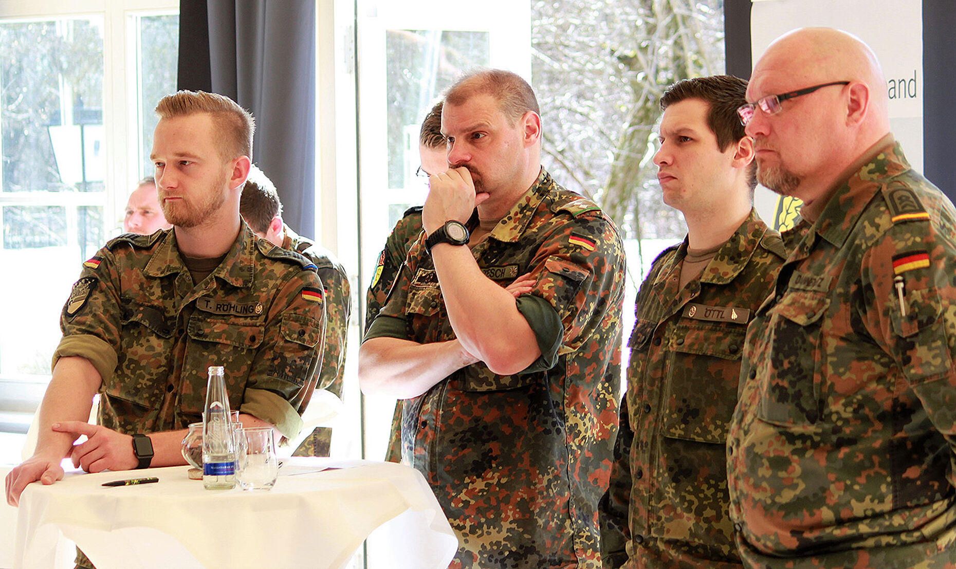 Unter den Gästen waren Soldaten aus Dienststellen der Bundeswehr und Kameradschaften des DBwV rund um München. Foto: DBwV / Ingo Kaminsky