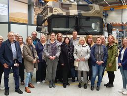 Das BFD-Team besuchte das Rheinmetall-Werk in Unterlüß, Foto: BFD Hannover 