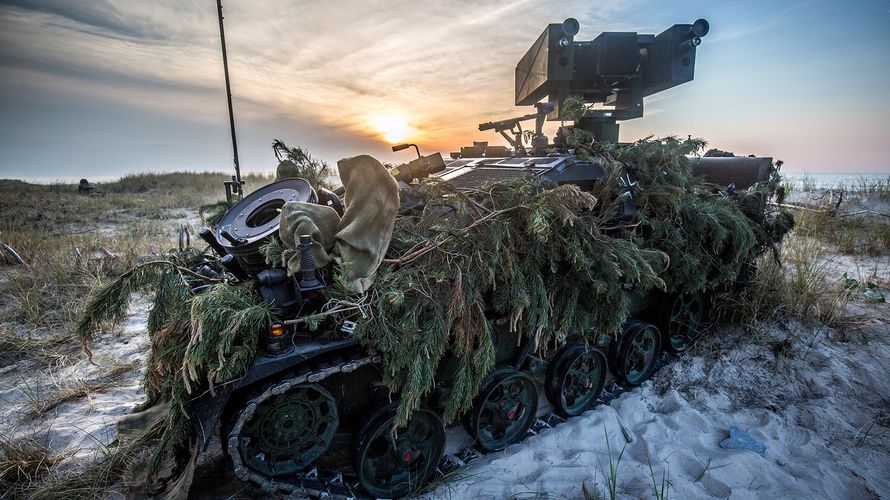 Nicht mehr zeitgemäß: Das mobile Luftabwehrsystem "Ozelot" auf Basis des Waffenträgers Wiesel 2. Foto: Bundeswehr/Christian Timmig