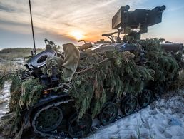 Nicht mehr zeitgemäß: Das mobile Luftabwehrsystem "Ozelot" auf Basis des Waffenträgers Wiesel 2. Foto: Bundeswehr/Christian Timmig