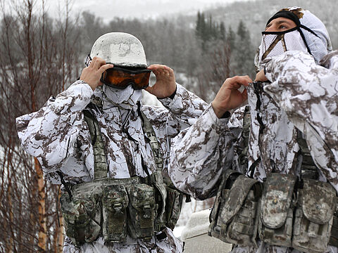 Gebirgsjäger aus Bischofswiesen (Unterstützungskräfte EGB) bei der NATO-Übung "Cold Response 2014". Archivfoto: Bundeswehr/Gerrit Burow