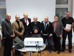 D. Schindler, W. Aschoff, G. Leumer, V. Jung, K.-H. Keller, K. U. Quint, R. Späth, M. Meixner, F. Chmieleck (v.l.)