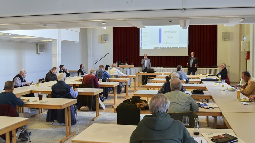 Wahlversammlung der sKERH Fürstenfeldbruck unter Corona-Bedingungen. Foto: DBwV/sKERH Fürstenfeldbruck