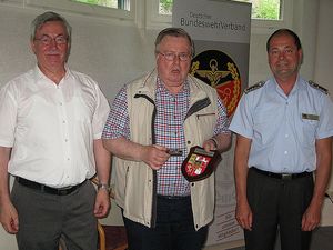 v.l.: OStFw a.D. Armin Komander, OStFw a.D. Heinz Peter Scherer, OStFw a.D. Martin Gebauer