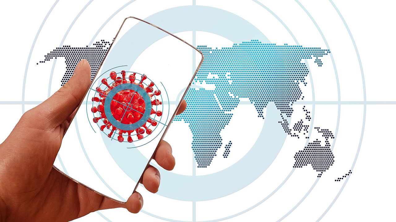 Die geplante Corona-Warn-App könnte ein wirksames Instrument im Kampf gegen die Verbreitung von Covid-19 sein. Foto: pixabay