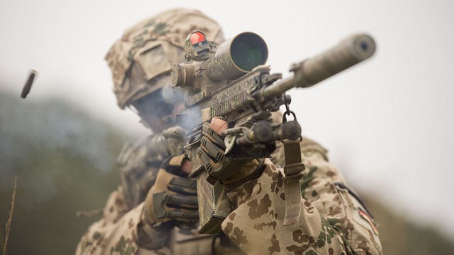 Kampfschwimmer des Kommandos Spezialkräfte der Marine (KSM) beim Training Foto: Bundeswehr/Martin Stollberg