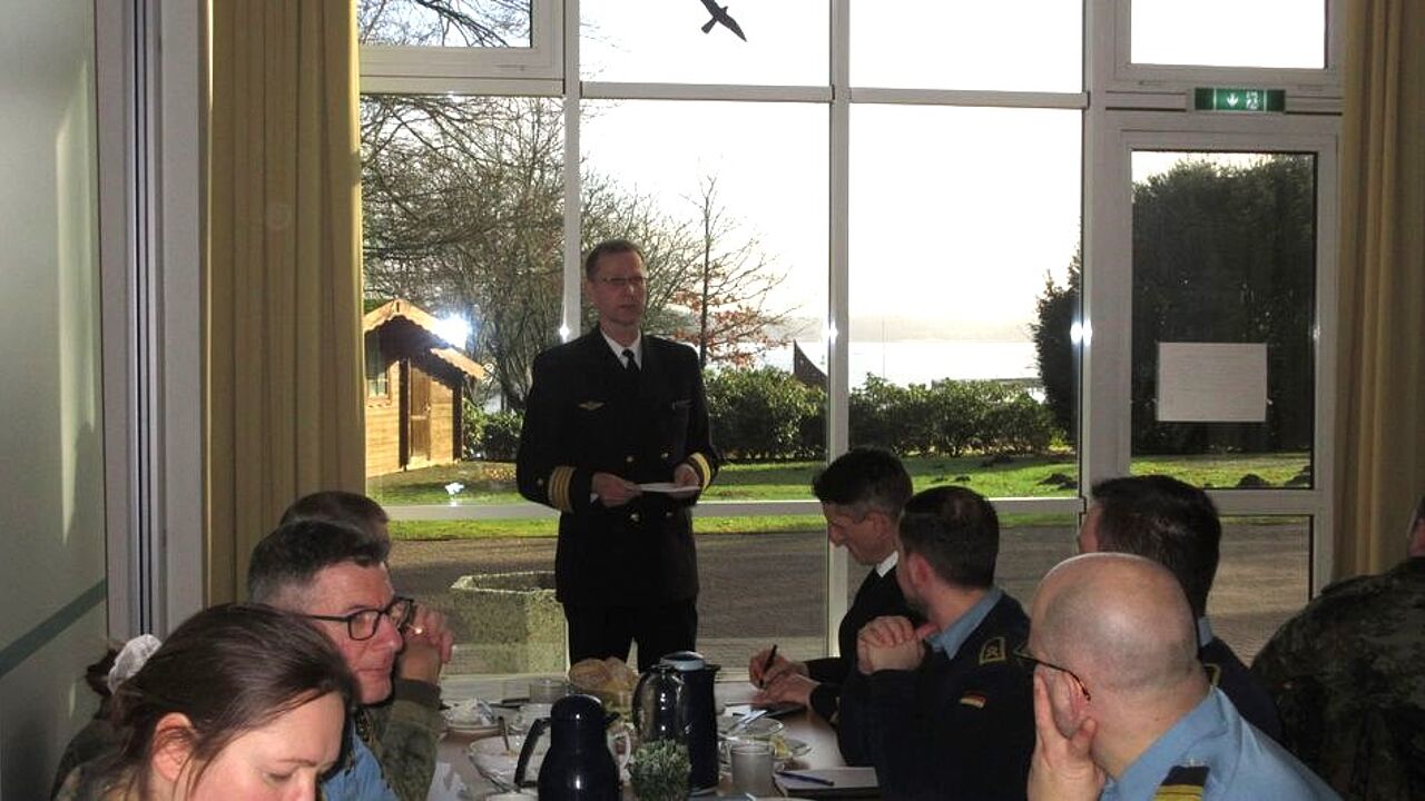 Kai-Uwe Tetzlaff war Gast bei Chef- und Spießfrühstück. Foto: DBwV