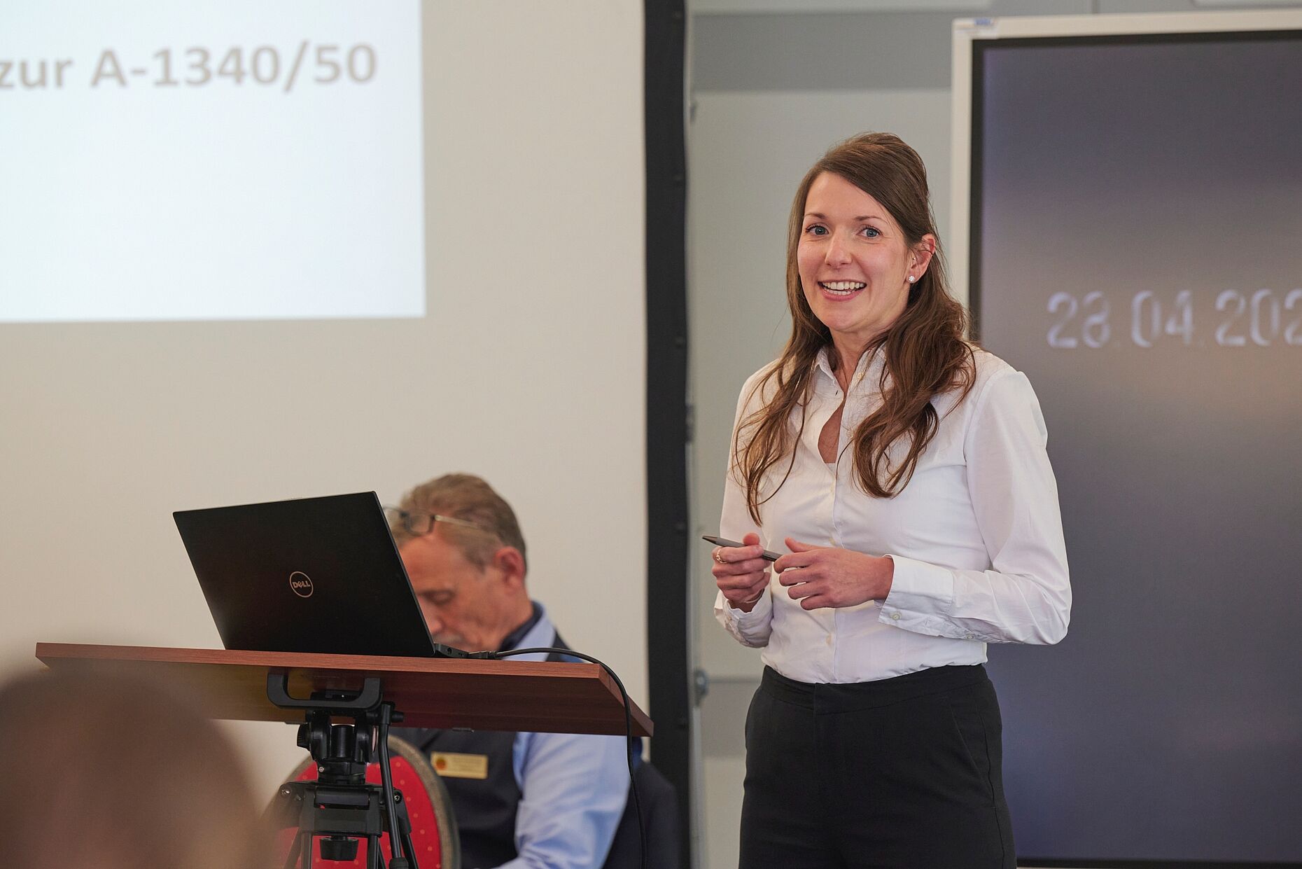 Katharina Simon aus der Rechtsabteilung des DBwV beleuchtete die rechtliche Dimension. Foto: Ingo Kaminsky