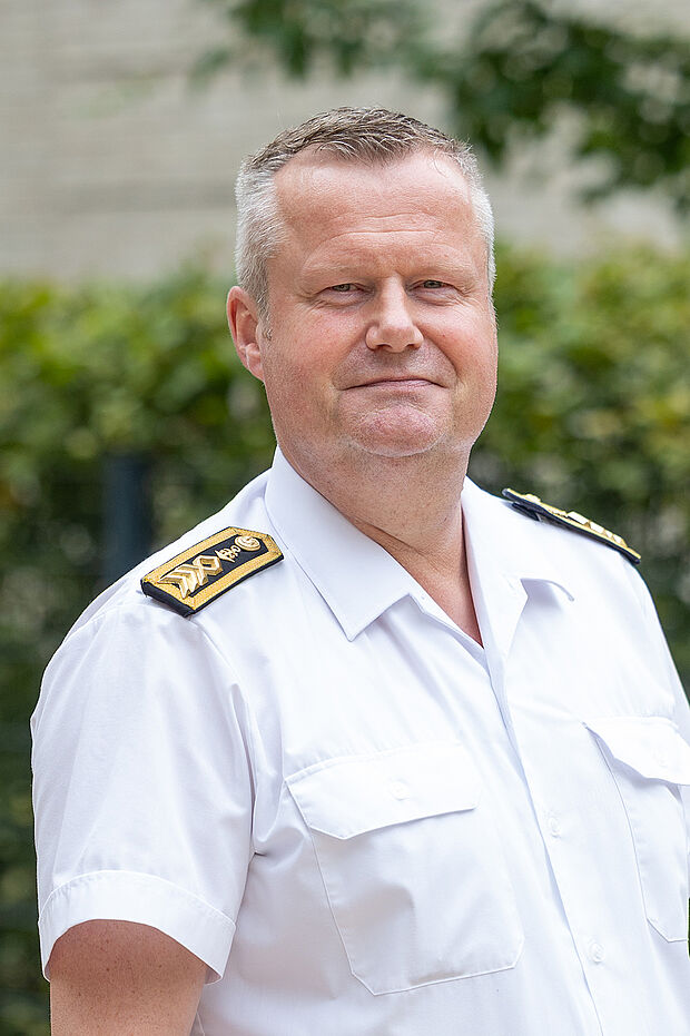 Oberstabsbootsmann Jens Uwe Ebert. Foto: DbwV/Yann Bombeke