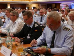 Anträge können erstmals mit einem digitalen Antragswesen über ein Tablet bearbeitet werden. Foto: DBwV
