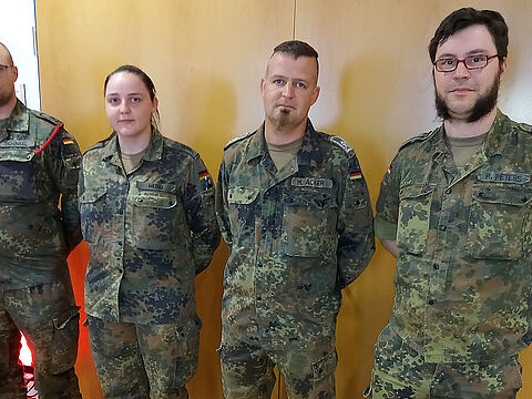 Die Truppenkameradschaft beim Sanitätsregiment 2 in der Koblenzer Falckenstein-Kaserne hat sich neu formiert. Foto: G. Arleth
