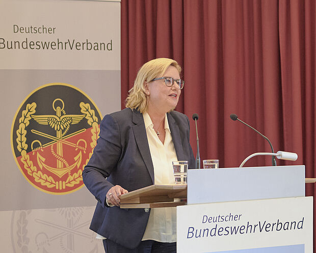 Die Wehrbeauftragte Dr. Eva Högl. Foto: DBwV/Ingo Kaminsky