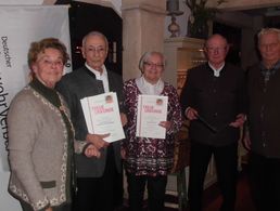Eleonore Zenkel, Friedrich Hasselbacher, Hermine Schöner, Wolfgang Deindl, Wolfgang Koepke (v.l.)